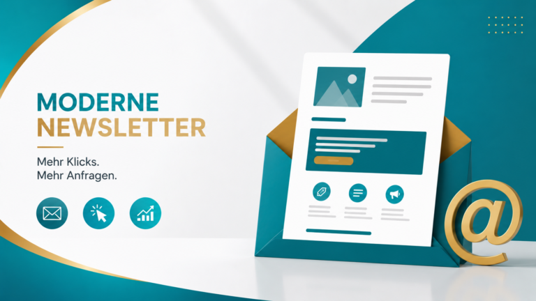 Wie gestalte ich moderne Newsletter für mehr Klicks und Anfragen