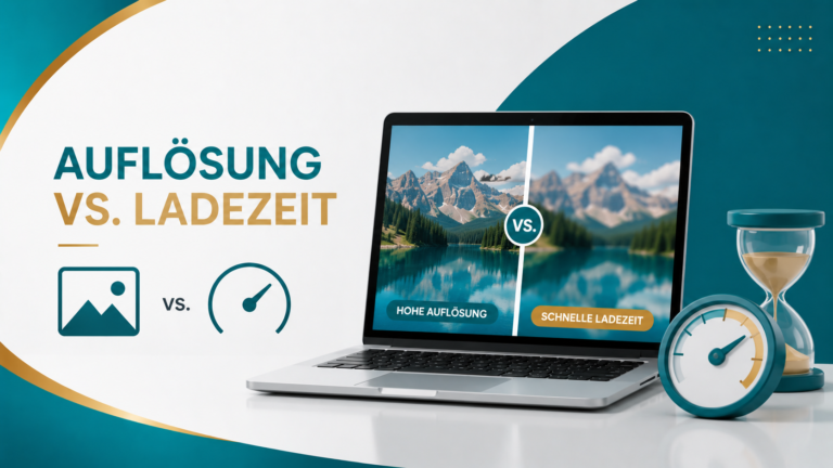 Bilder für die Webseite richtig speichern: Auflösung vs. Ladezeit